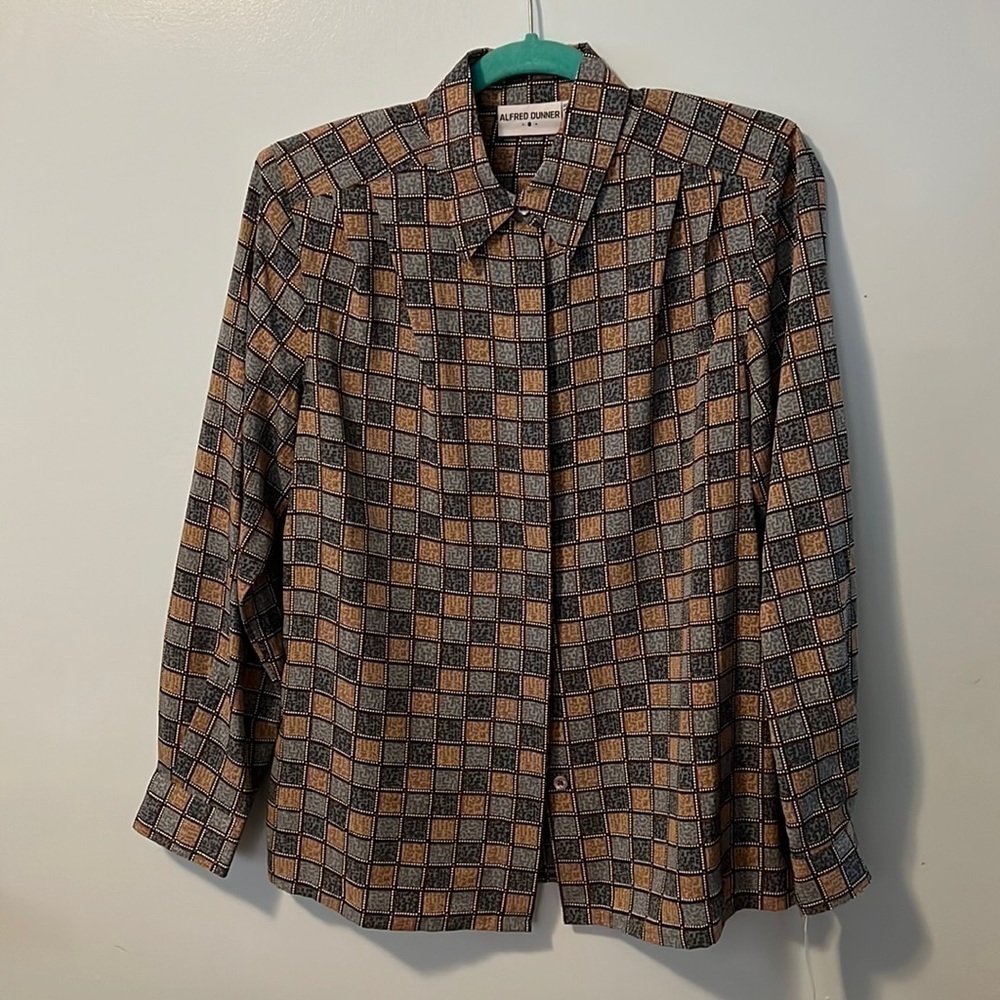 Alfred Dunner Women’s Button Blouse NOS with Tags Size 8